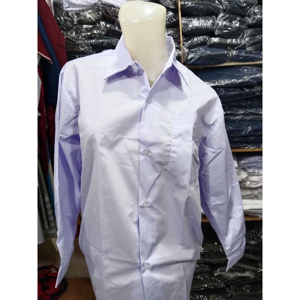 

BAJU PUTIH PANJANG KANTONG TANPA LOGO , SERAGAM SEKOLAH KANTONG POLOS TANPA LOGO