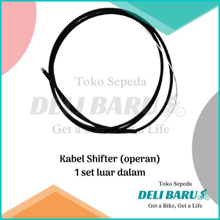Delibaru Kabel shifter set tali operan gigi luar dan dalam sepeda MTB