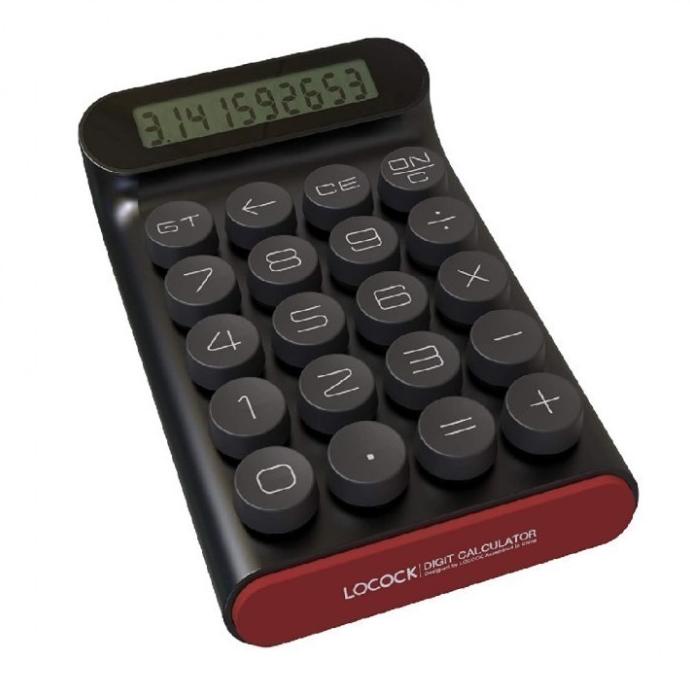 

LOCOCK JS01 Mechanical Switch Button Calculator - Kalkulator 10 Digit