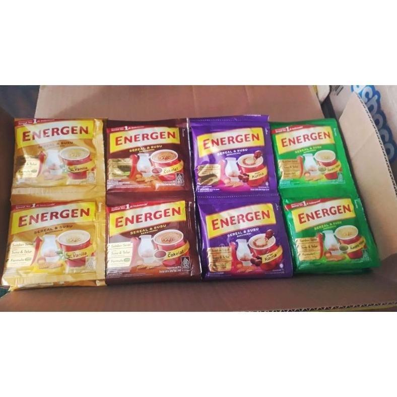 

NEW ENERGEN SEREAL. 1RT {10PCS} TETAP TRENDING DI SHOPEE