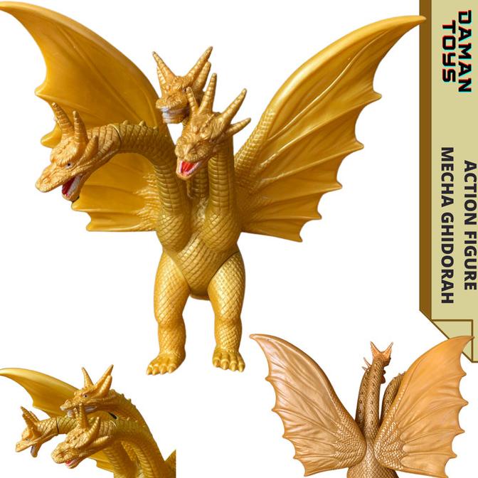 Mainan Ghidorah King Of Monster Godzilla Action Figure Gidorah Toys