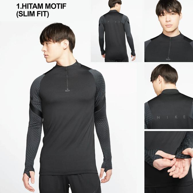 Baju Training Lengan Panjang Kaos Sepeda Nike Dry Fit Strike Drill Gym