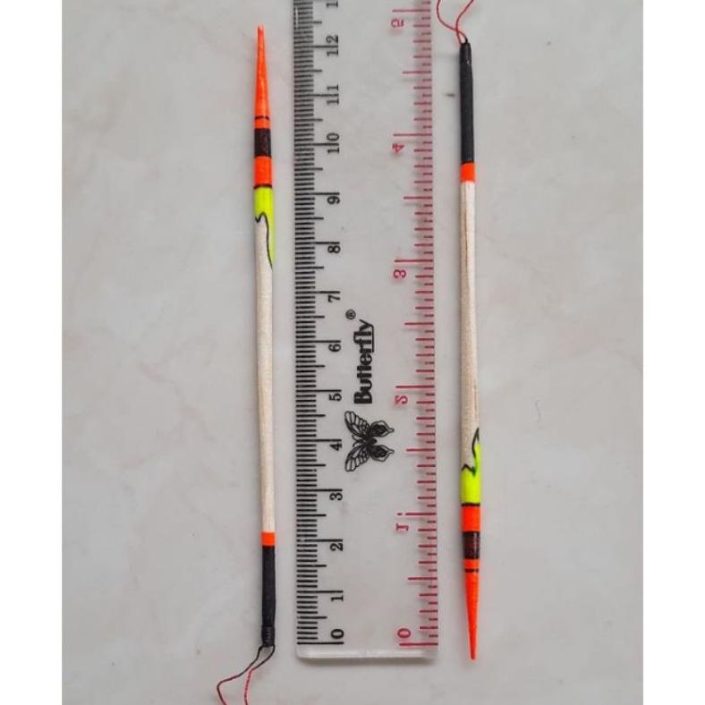pelampung pancing jarum motif panjang 10cm 12cm