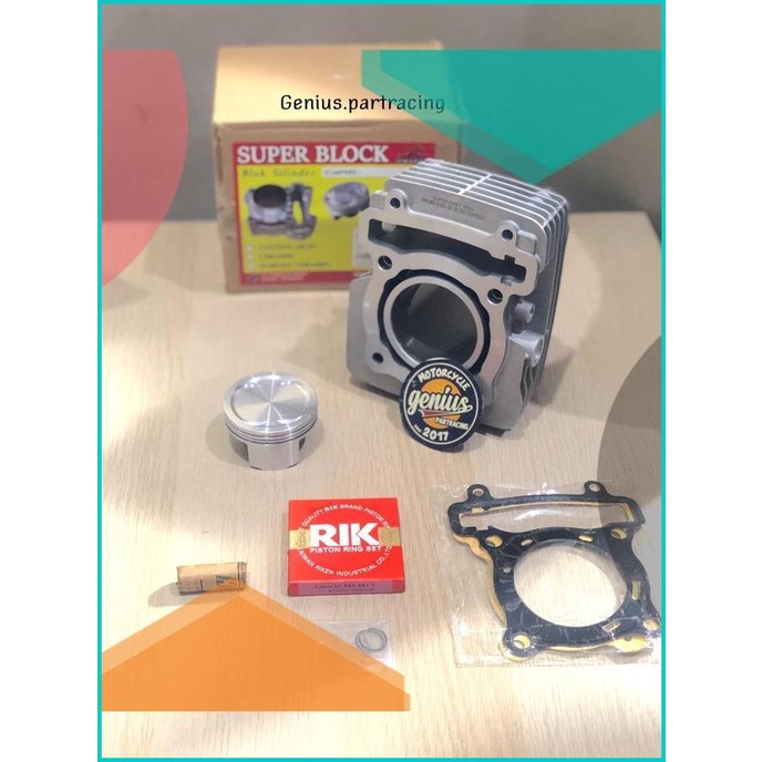 Blok Seher BRT Double Cooler MX King - Vixion - Xabre - R15 Uk 62MM 2