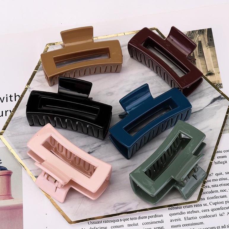 JEPIT RAMBUT KOTAK BESAR (ANTI PECAH) Jedai Ikat Rambut Hair Claws