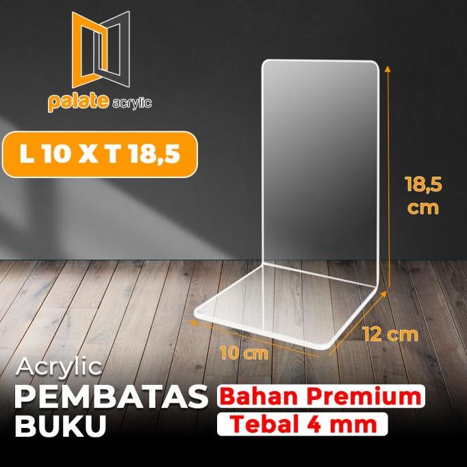 

rin Acrylic/ Akrilik Pembatas Buku / Akrilik Book Stand 4mm PREMIUM