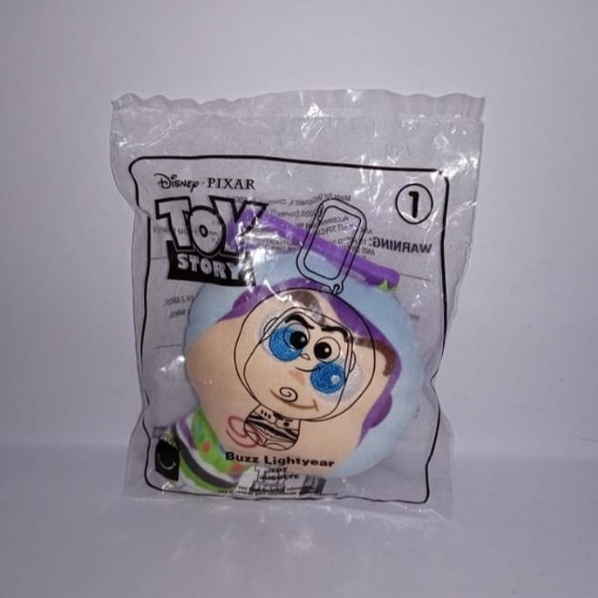 buzz lightyear - disney toy story - happy meal mc donalds soft toy rerekeke85