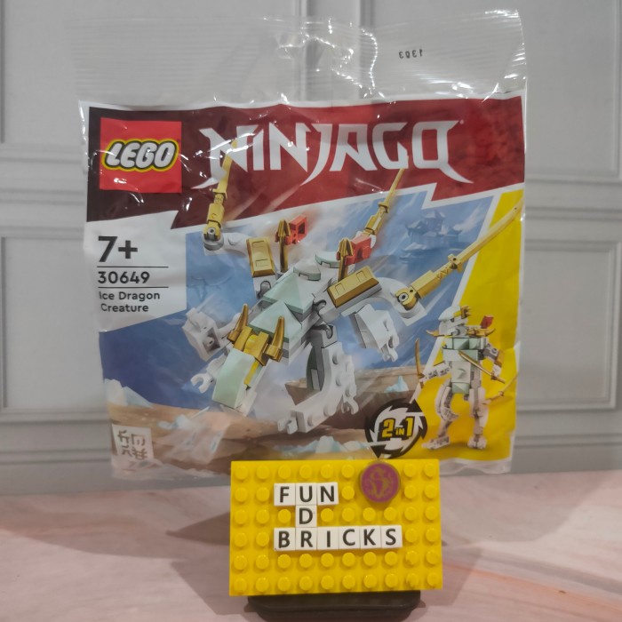 lego 30649 ninjago ice dragon creature polybag