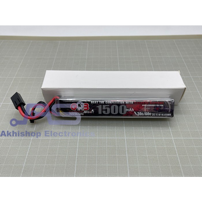 Gaoneng GNB Lipo Battery Airsoft 1500mah 3S 30C Mini Tamiya