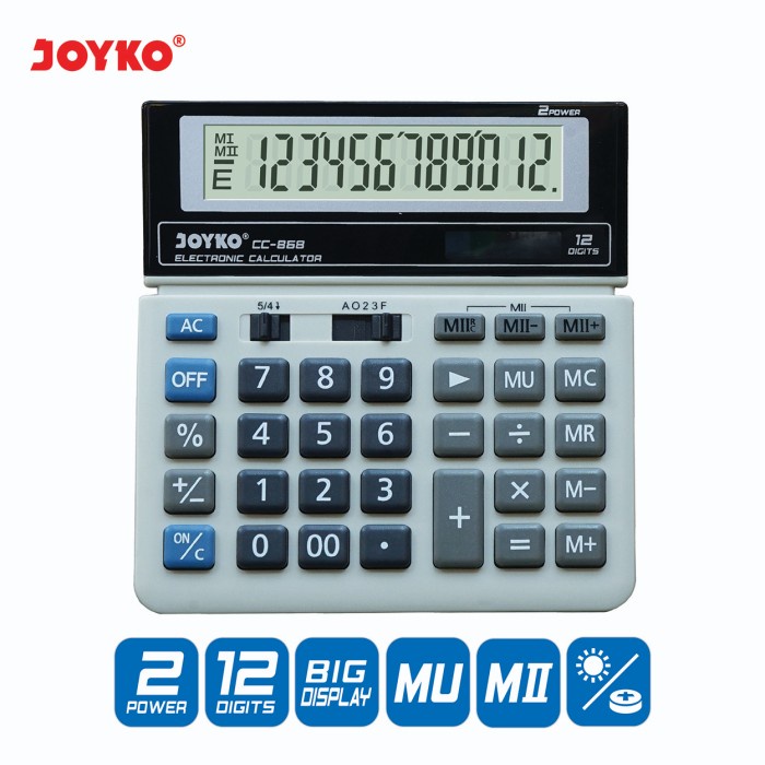 

Terbaru Joyko Calculator Cc-868 / Kalkulator Joyko 868 Mirip Citizen Sdc-868L Promo Terlaris