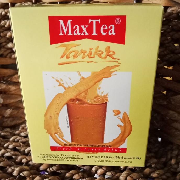 

Max Tea Tarikk 5 Sachets/Teh Tarik
