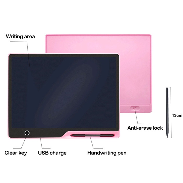 

Lcd Drawing Writing Tablet 16" Papan Tulis Anak Board Writing Pad