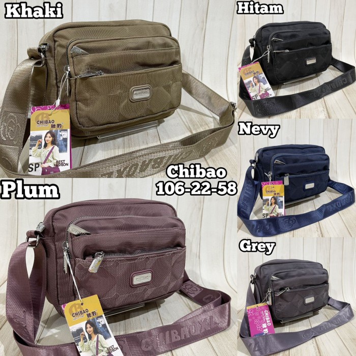 TAS SELEMPANG WANITA CHIBAO BORDIR 6Res CB106 ORIGINAL 100%