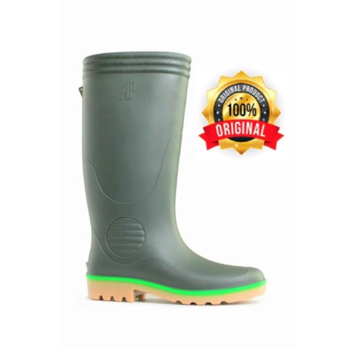 AP BOOT 2003 TRIWARNA HIJAU / SEPATU AP BOOT 2003 HIJAU ORIGINAL