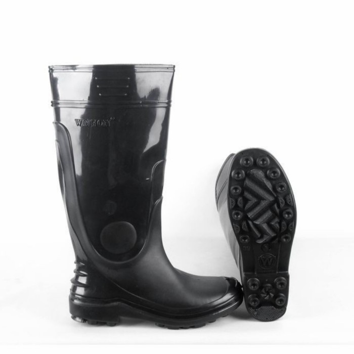 SEPATU BOOT WING ON HITAM / BOOT WING ON HITAM / SEPATU BOOT HITAM ORIGINAL