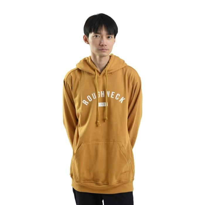 TERLARIS - ROUGHNECK H077 MUSTARD SIG 1991 WHITE HOODIE