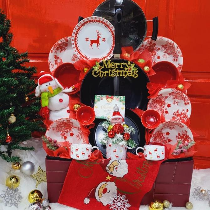 

Terlarisss - Paket Dekorasi Hampers Natal Christmas Parcel Hadiah Kue Kering 433 - Langsung Kirim