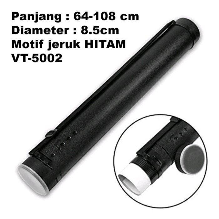 

V-Tec Tabung Gambar Motif Kulit Jeruk / Drafting Tube 8.5Cm Type 5002