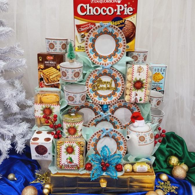 

Terlarisss - Paket Dekorasi Hampers Natal Christmas Parcel Hadiah Kue Kering 347 - Langsung Kirim