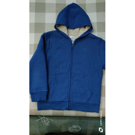 Preloved Jaket dingin tebal katun & wool Old Navy  biru