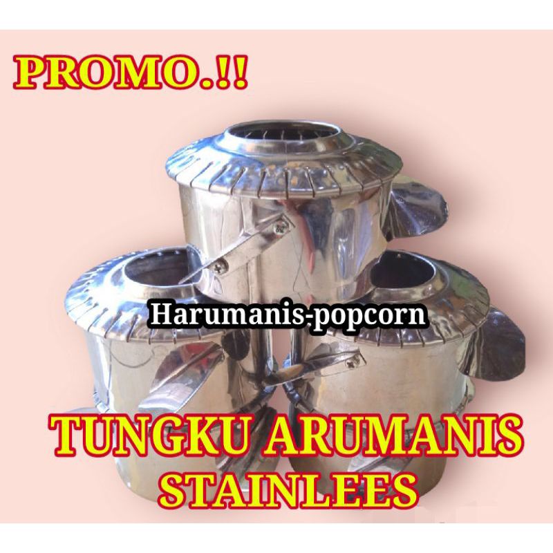 Tungku arumanis stainles / Tungku stainles twister / Tungku harumanis