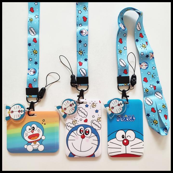 

HOT DEAL ID CARD HOLDER NAME TAG LANYARD / KALUNG WADAH KARTU DORAEMON LUCU !!!