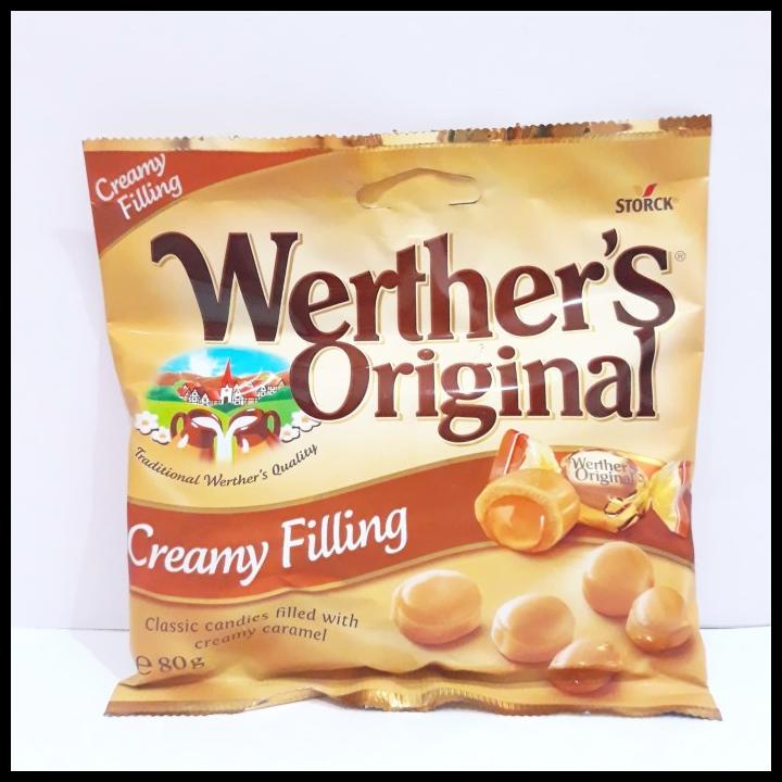 

TERBARU STORCK WERTHER'S ORIGINAL CREAMY FILLING / PERMEN KRIM CARAMEL IMPORT