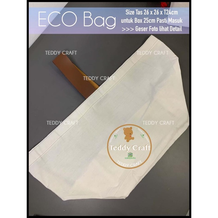 

BEST DEAL ECO BAG 26CM - TAS HAMPERS IMLEK NATAL LEBARAN IDUL FITRI - TAS KUE !!!!!