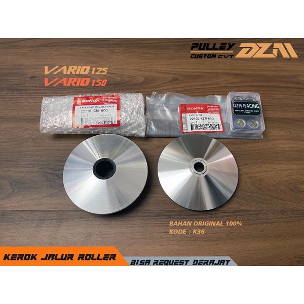 Paket Upgrade Pulley CVT Rumah Roller modifikasi DZM Racing Vario 125 Vario 150 PCX 150 Racing