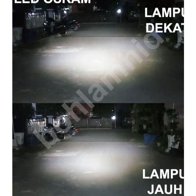 Lampu Motor Led Osram Xeon Rc Fi (Putih) Bohlam H6 M5 T19 Ac Dc