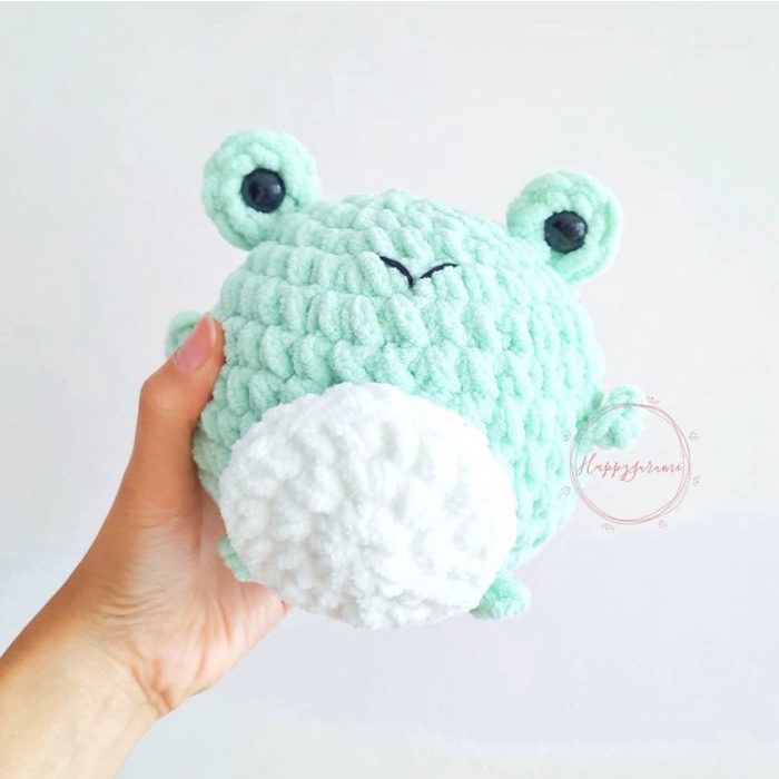 Rya Amigurumi (Boneka Rajut) Plushie Frog