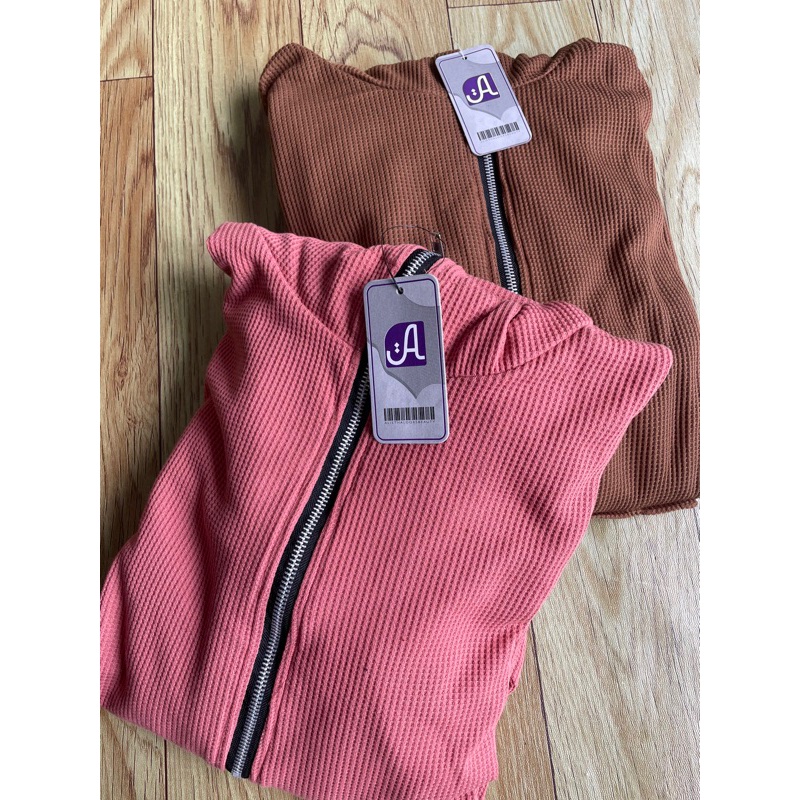 Fathiyah Outer By Alietha Women Basic Jaet Long Outer Jaket Wanita Muslimah Syari