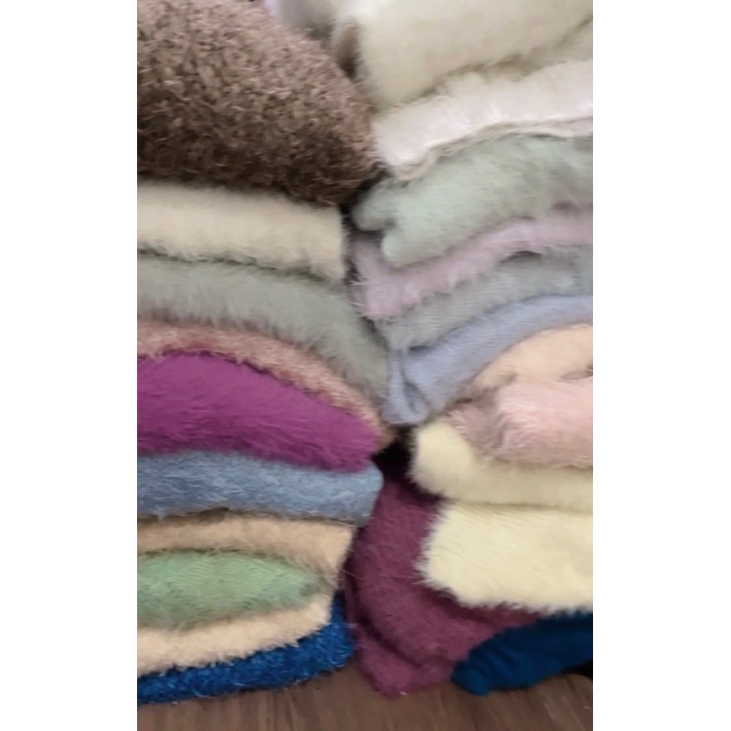 Baju Bulu Fuzzy Fur Knitwear & Sweater Bulu Wanita