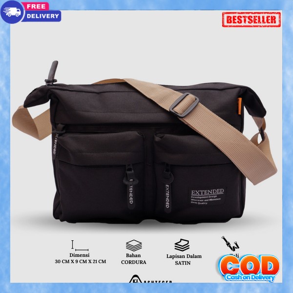 Tas Selempang Pria Tass Pinggang Terlaris Salempang Cwok Waterproof Tas Bahu Cowok Import Sling Bag 