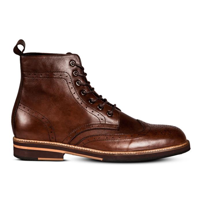 TERLARIS - NEO BROGUES BOOTS BROWN / SEPATU FORMAL / SEPATU NAPPA MILANO