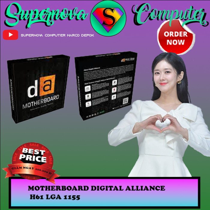 MOTHERBOARD DIGITAL ALLIANCE H81 LGA 1150 - H61 LGA 1155