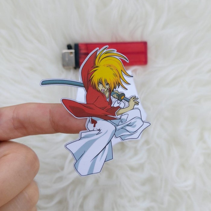 

Terlaris - Stiker Vinyl Rurouni Kenshin Samurai X Karakter Motor Laptop HP Sepeda