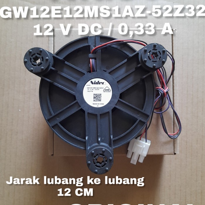Ready Motor Fan Kulkas Aqua Japang Side By Side Aqr-605Ig Aqr 6051G
