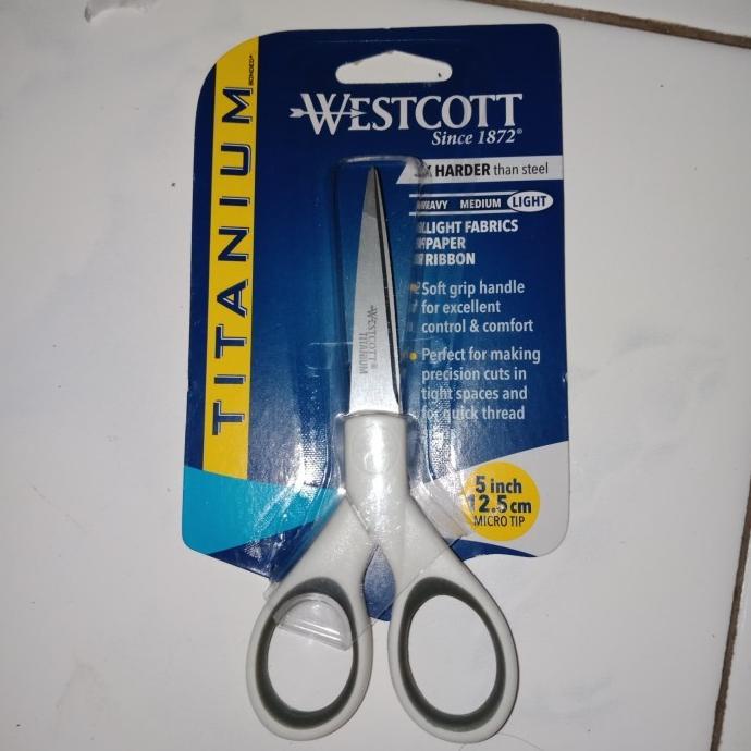 

Gunting Bahan/Gunting Titanium/Westcott Titanium Scissors 5 Inci