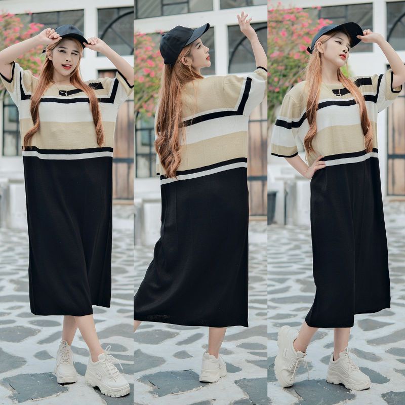 Zara Dress Rajut dress wanita dress jumbo