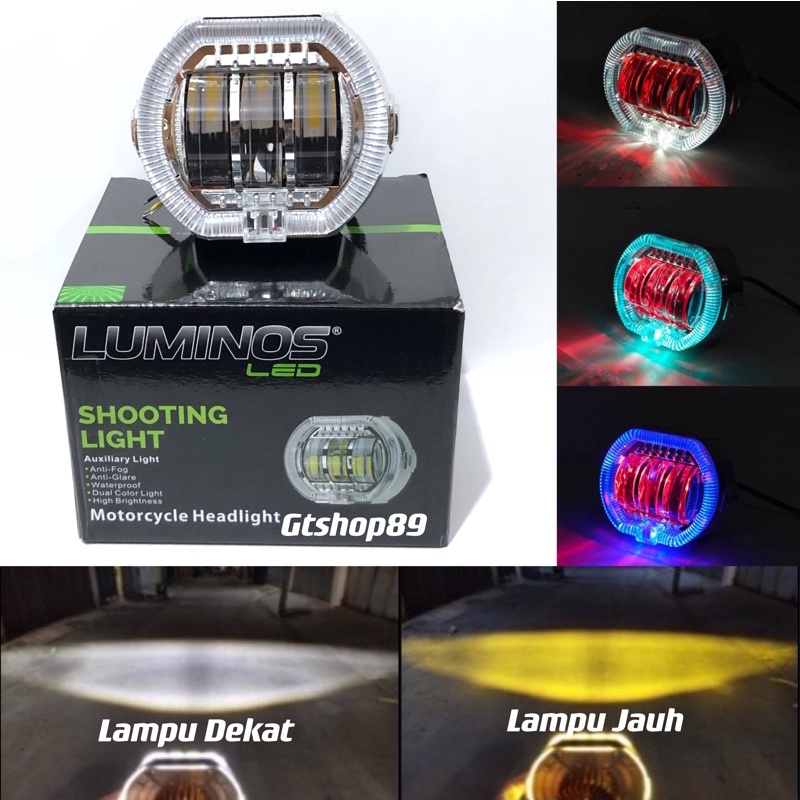 Lampu Tembak Biled Projie LUMINOS Biled proji Biled 3 lensa 8D
