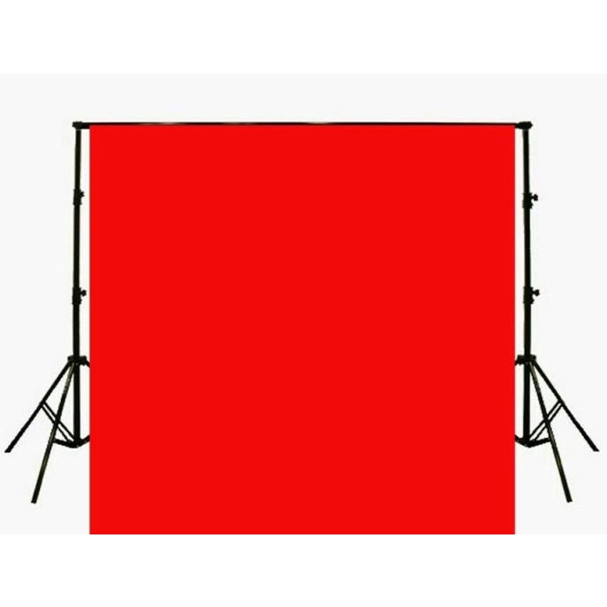 KAIN BACKGROUND MERAH BACKDROP FOTO KAIN MERAH POLOS 2.5x3M