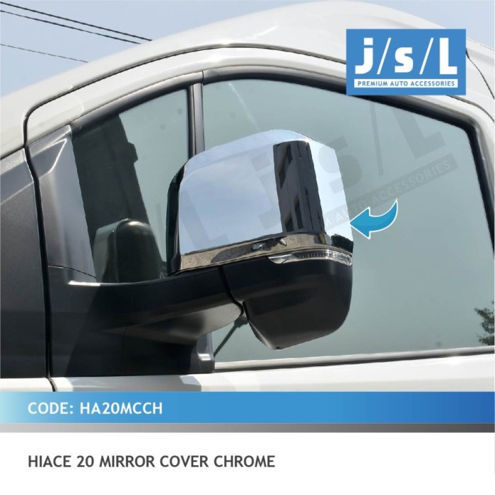 Mirror Cover Spion Hiace 2020 Chrome Jsl Star