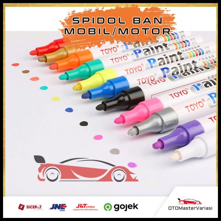 

TERMURAH SPIDOL BAN TOYO / SPIDOL BAN MOBIL / SPIDOL BAN MOTOR / PAINT MARKER !!!!!!!