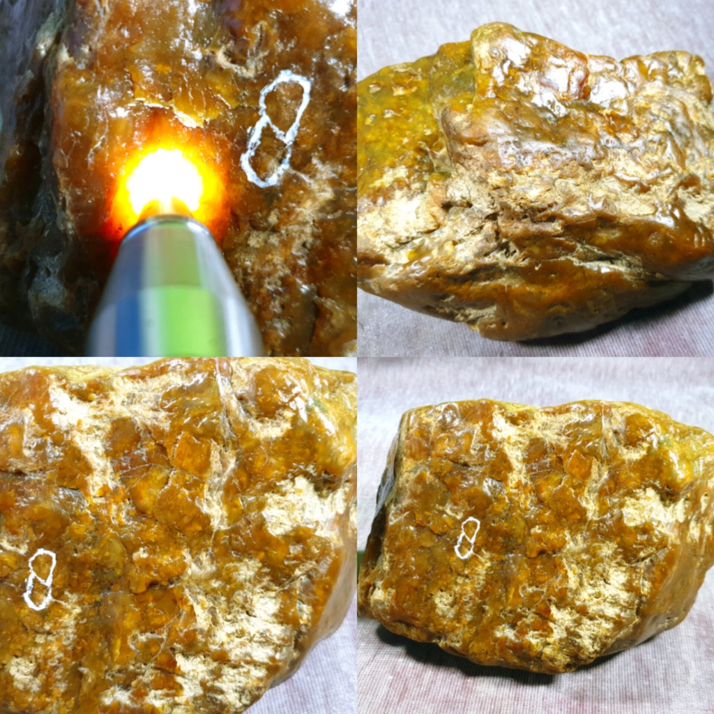 BONGKAHAN BATU ICEJADE MERAH KEKUNINGAN SOLAR KECOWAK HIJAU NO8