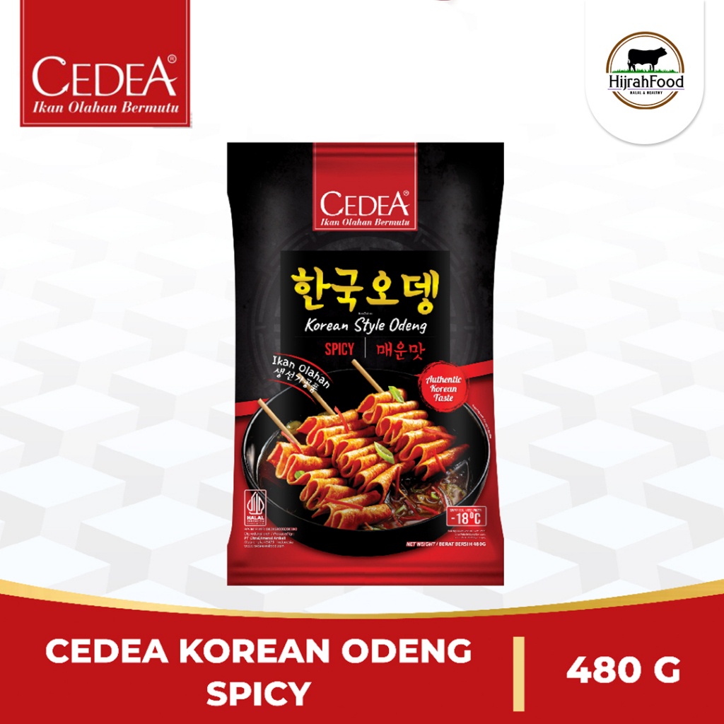 

Cedea Korean Odeng SPICY Ikan Olahan Korean Style 480 gram