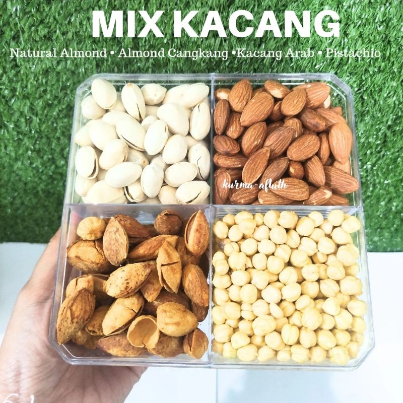 

[Afluth Store] X Kacang Pistachio / Kacang Arab / Almond Cangkang / Natural Almond