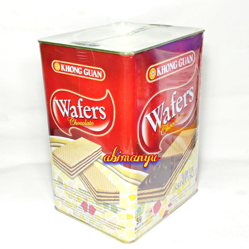 Wafer Khong Guan Kaleng Besar 1300 Gram