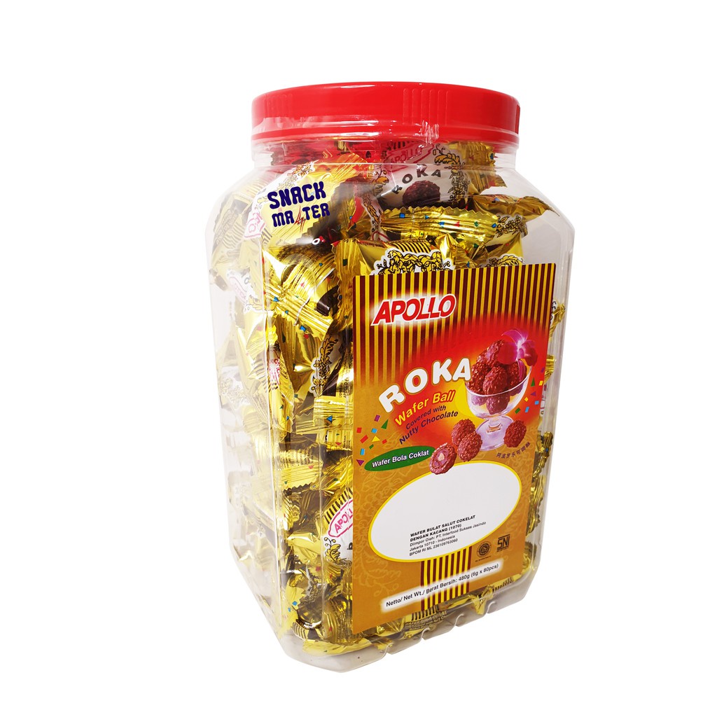 

Roka Apollo Choco Wafer Ball Toples - Netto 420Gr