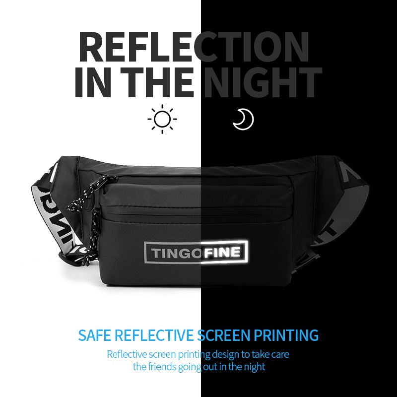 Yipinu Yqm-Aaa Tas Selempang Pria Wanita Waistbag Waterproof Watchkite Wkos